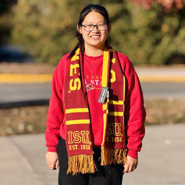 Authentic Brand ISU Cyclones Cardinal & Gold Scarf